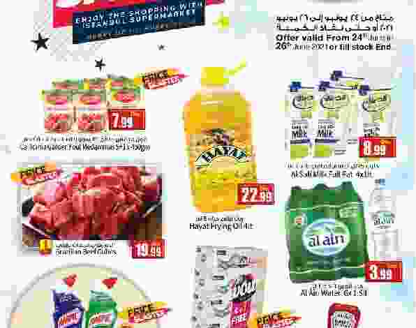 عروض سوبرماركت اسطنبول 24 حتى 26-6-2021 Istanbul-Supermarket-Weekend-Promotion-2021-June-24th-to-26th-June-p01