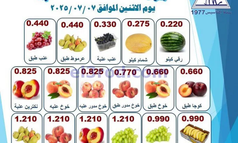 عروض جمعية الرقة التعاونية|الاثنين|7-7-2025 el3rod.com00002