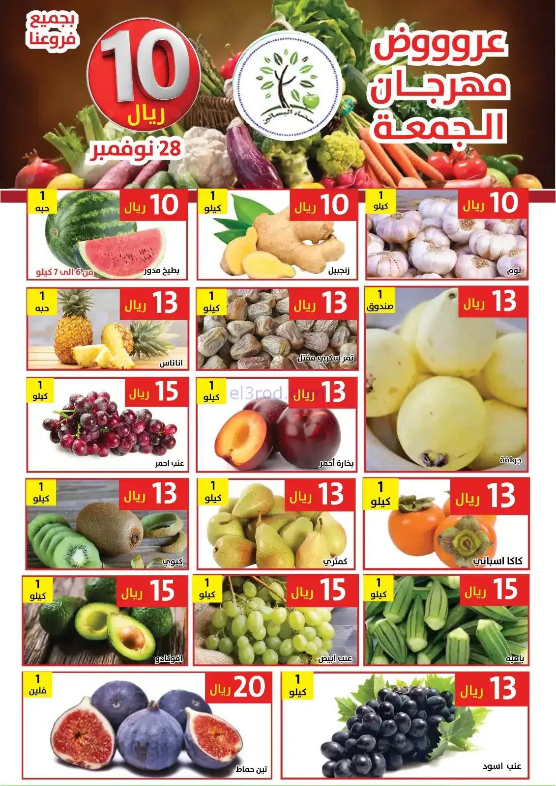 عروض مؤسسة حصاد البساتين السعودية|28-11-2025