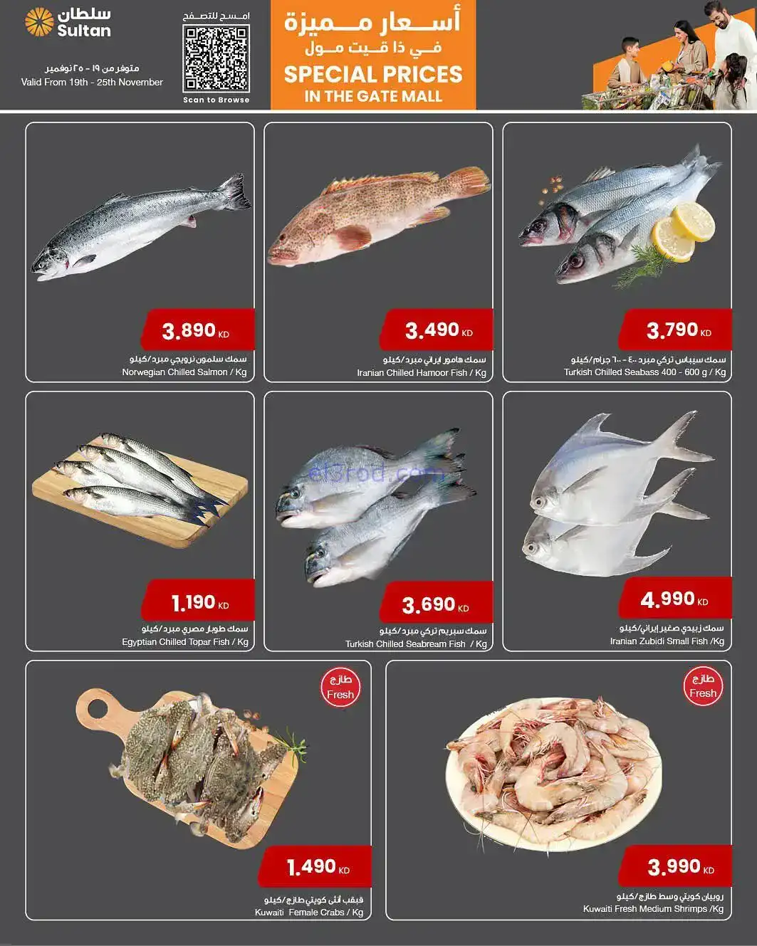 عروض سلطان ماركت الكويت|سعر مميز|حتى 25-11-2025