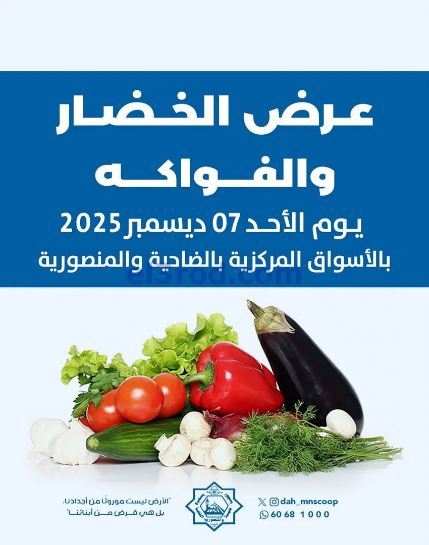 عروض جمعية الضاحية والمنصورية التعاوني|7-12-2025