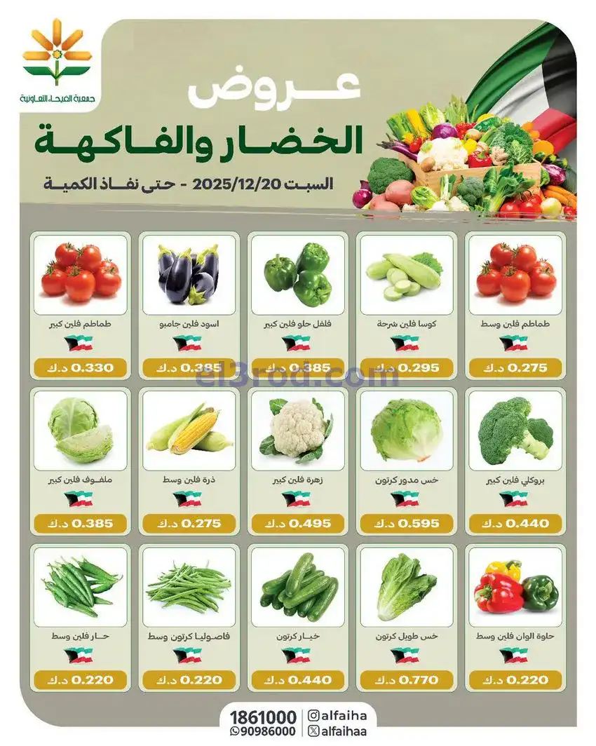 عروض جمعية الفيحاء التعاونية|السبت|20-12-2025