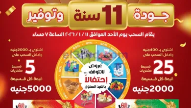 عروض هايبر المنصوره شبرا|عيد سنوي|حتى 10-1-2026 el3rod.com00008