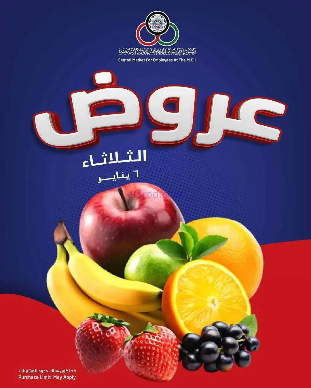عروض المركزى للعاملين بوزارة الداخلية|6-1-2026