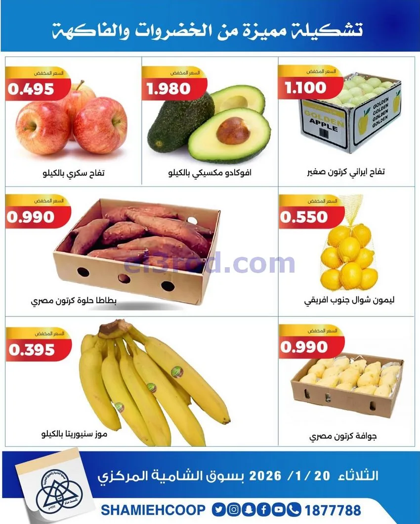 عروض جمعية الشامية والشويخ التعاونية|20-1-2026