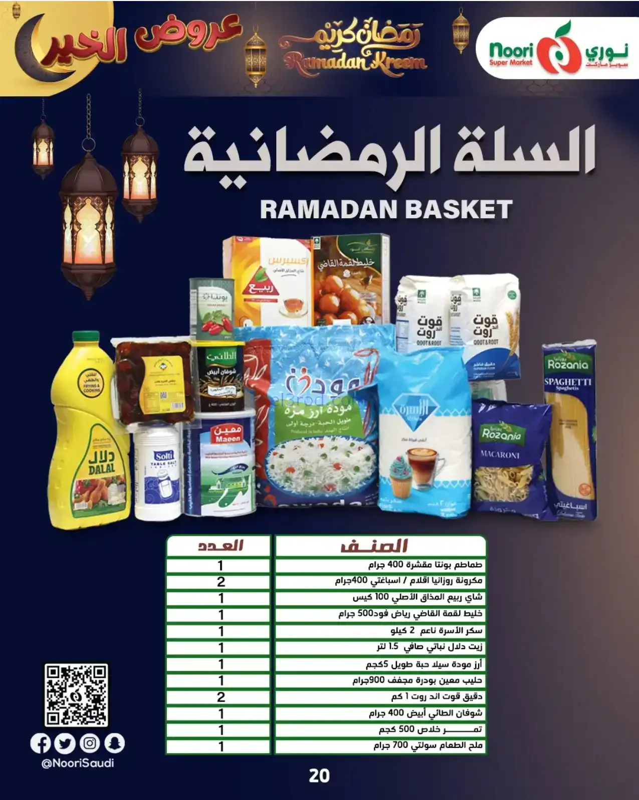 عروض نوري سوبرماركت السعودية|رمضان|حتى 3-2-2026