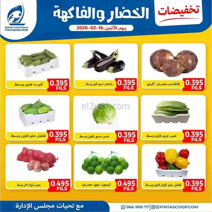 عروض جمعية الفنطاس التعاونية|الاثنين|16-2-2026