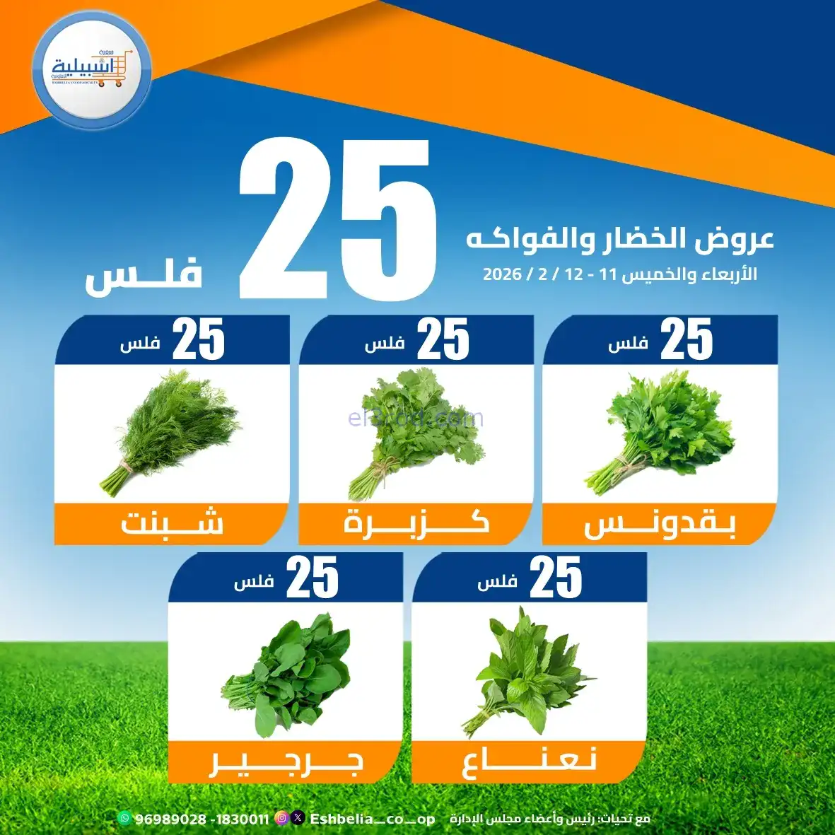 عروض جمعية اشبيلية التعاونية|11 حتى 12-2026