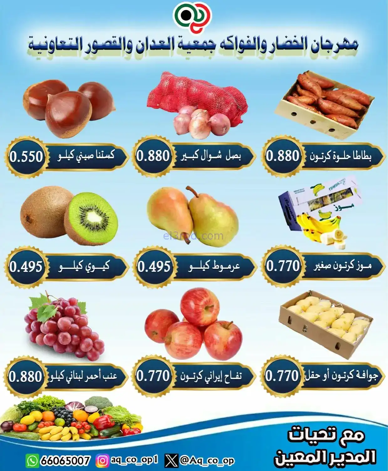 عروض جمعية العدان والقصور التعاونية|1-2-2026
