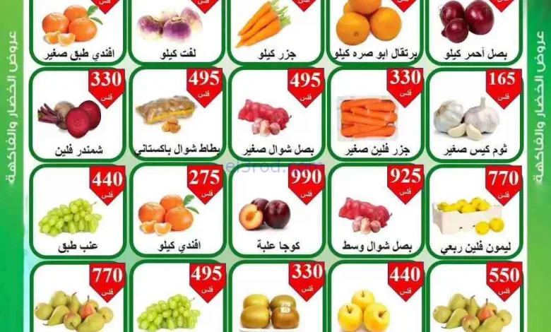 عروض جمعية الرقة التعاونية|الاثنين|2-3-2026 el3rod.com00001