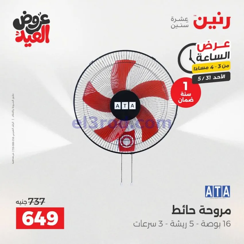 عروض رنين مصر|الاحد|31-5-2026