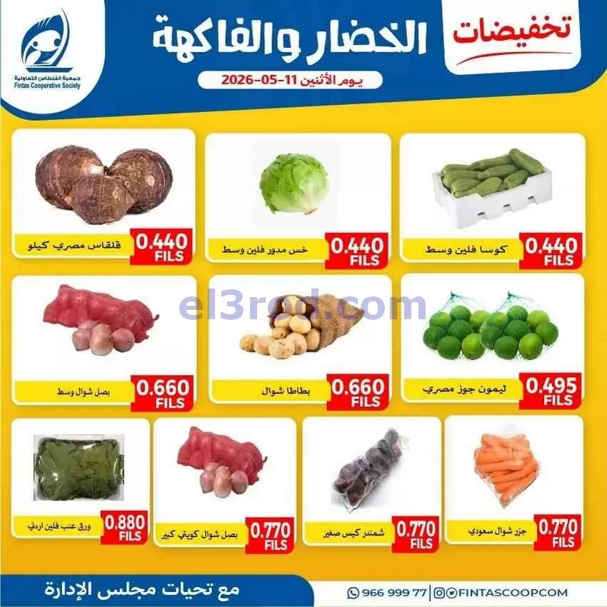 عروض جمعية الفنطاس التعاونية|11-5-2026