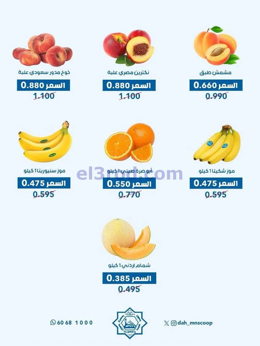 عروض جمعية الضاحية والمنصورية|25 حتى 31-5-2026