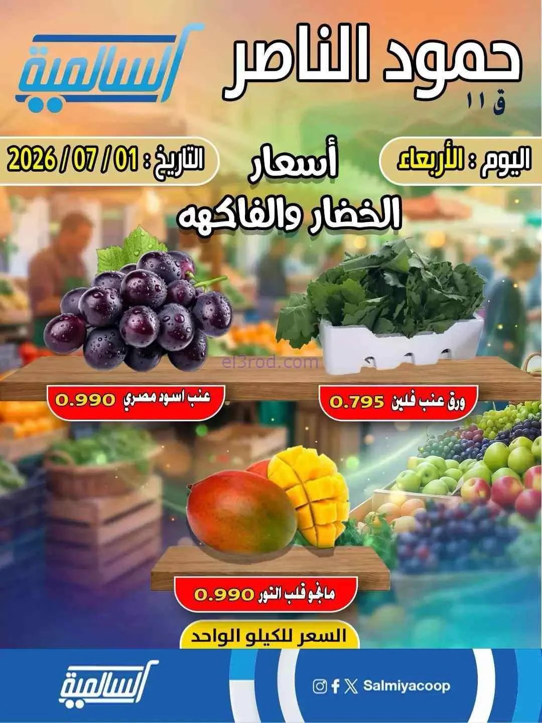 عروض جمعية السالمية فرع حمود الناصر|1-7-2026