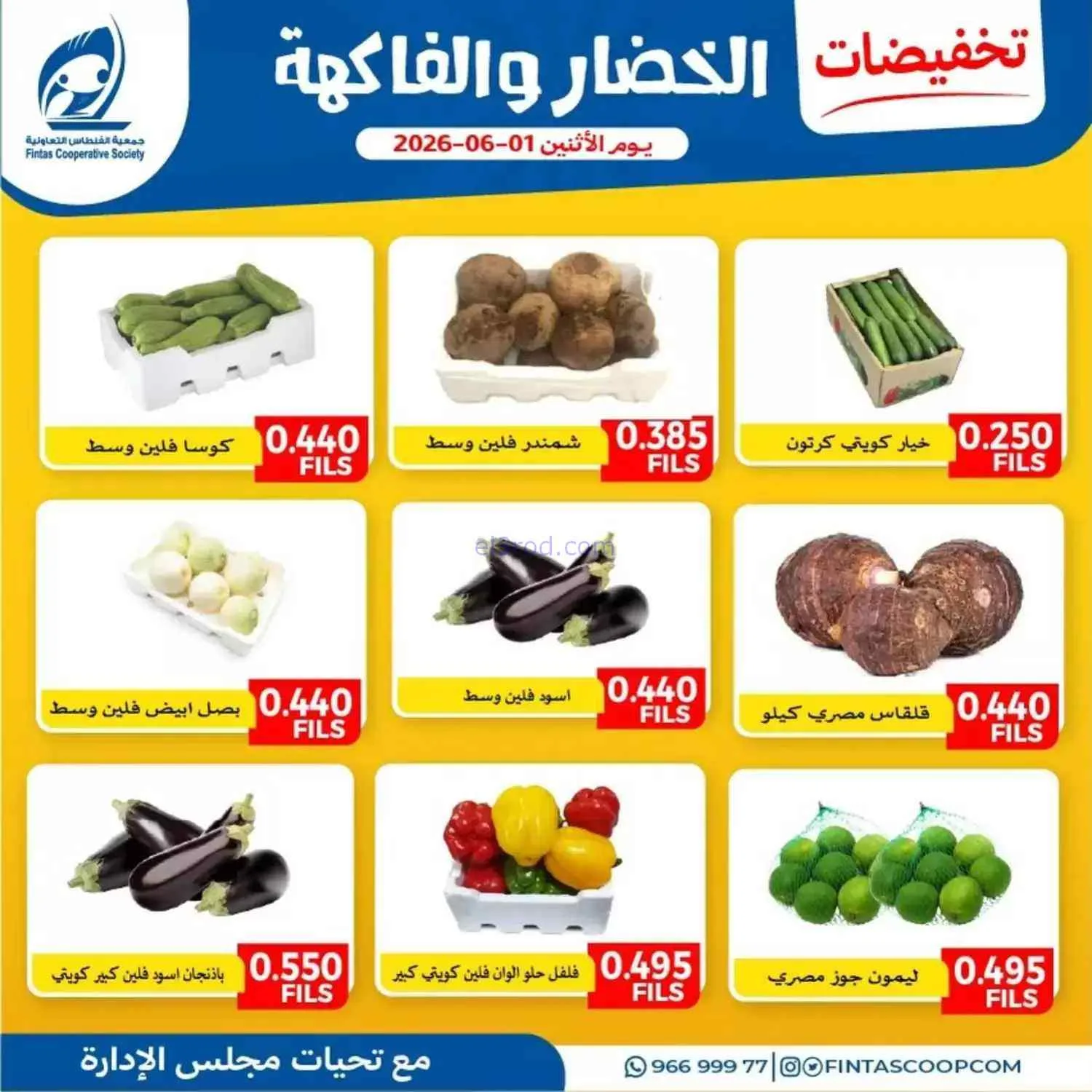 عروض جمعية الفنطاس التعاونية|1-6-2026