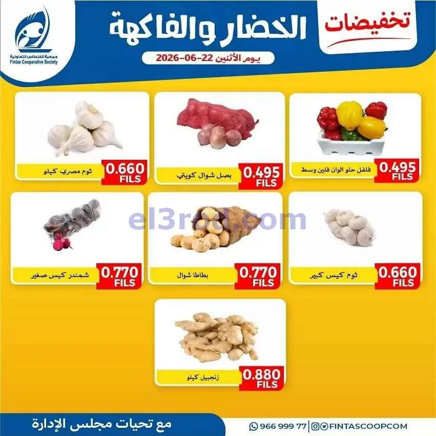 |عروض جمعية الفنطاس التعاونية|الاثنين|22-6-2026