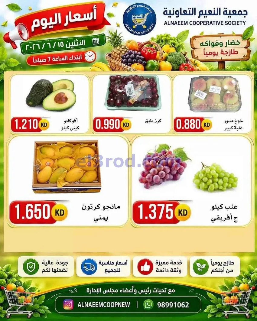 عروض جمعية النعيم التعاونية|15-6-2026
