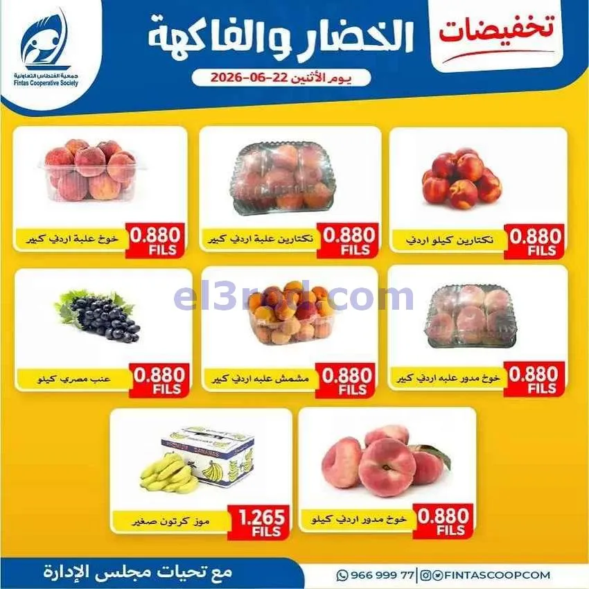 |عروض جمعية الفنطاس التعاونية|الاثنين|22-6-2026