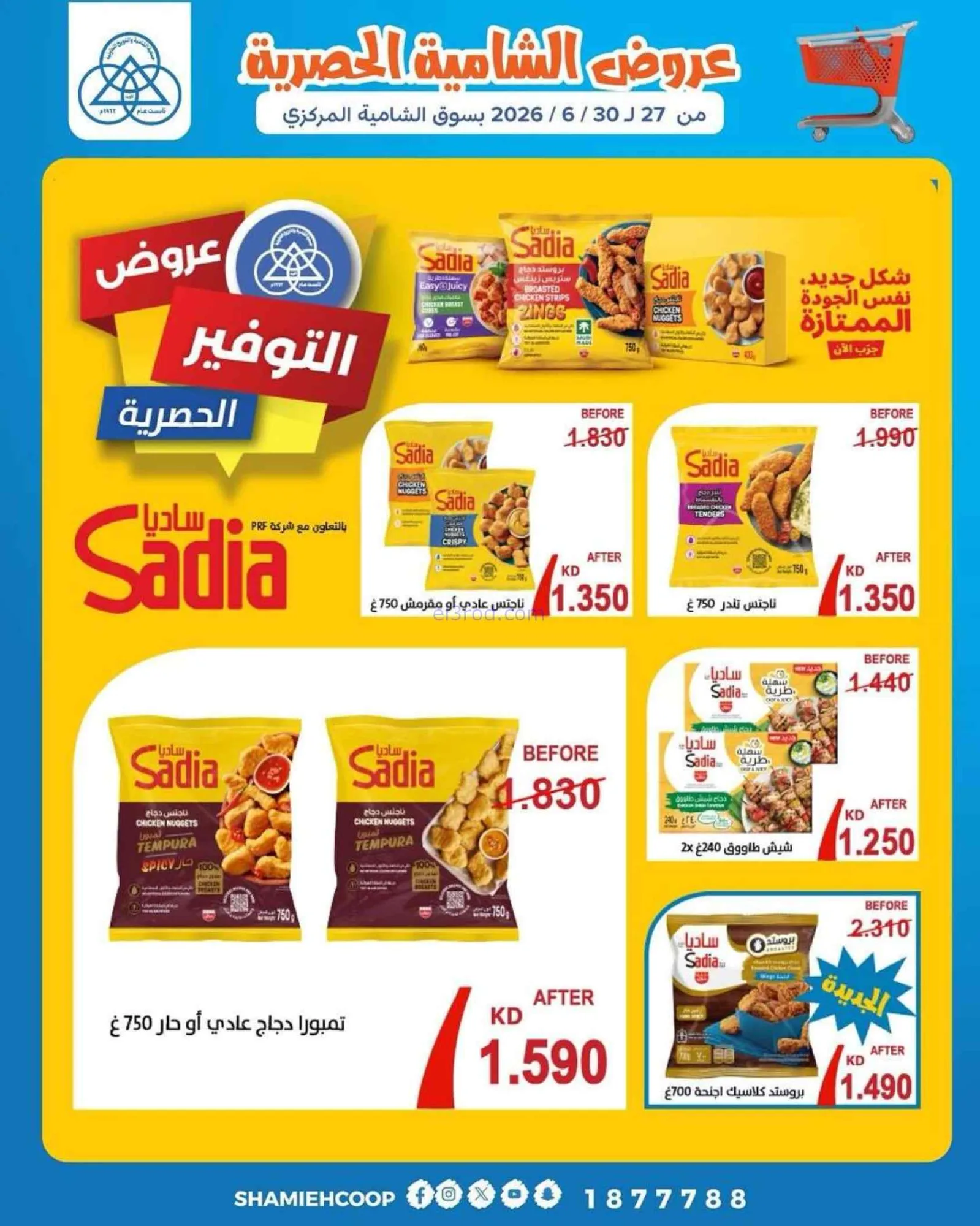 عروض جمعية الشامية والشويخ|27 حتى 28-6-2026