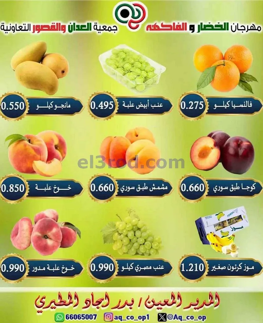 عروض جمعية العدان والقصور التعاونية|21-6-2026