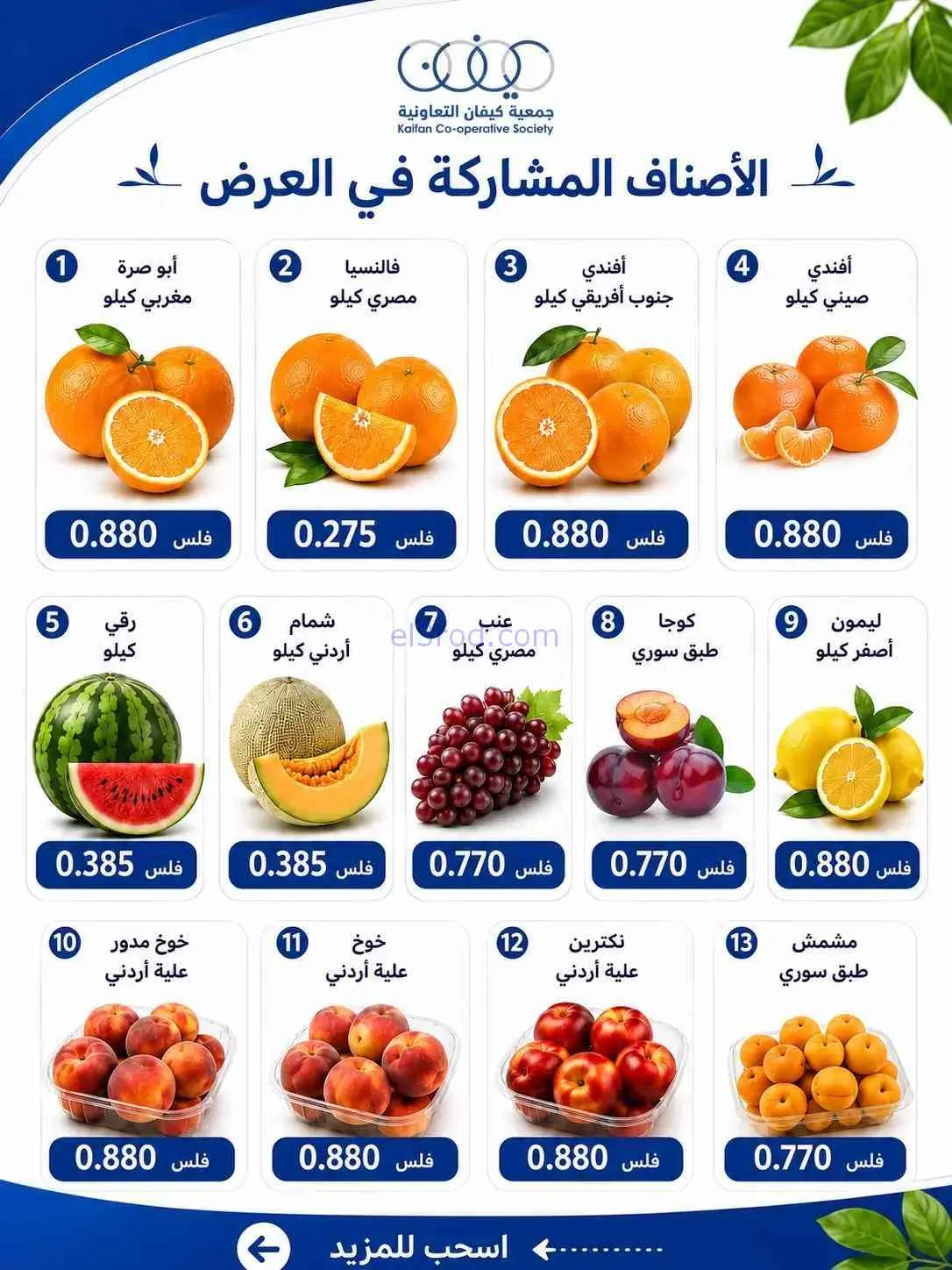 عروض جمعية كيفان التعاونية|الخميس|2-7-2026