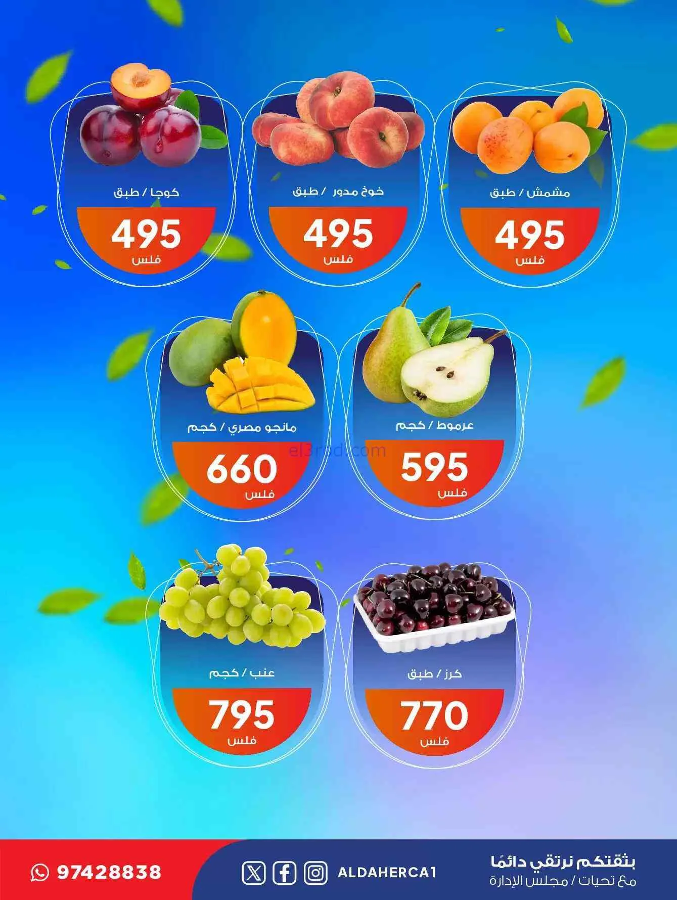 عروض جمعية ضاحية الظهر التعاونية|21-7-2026
