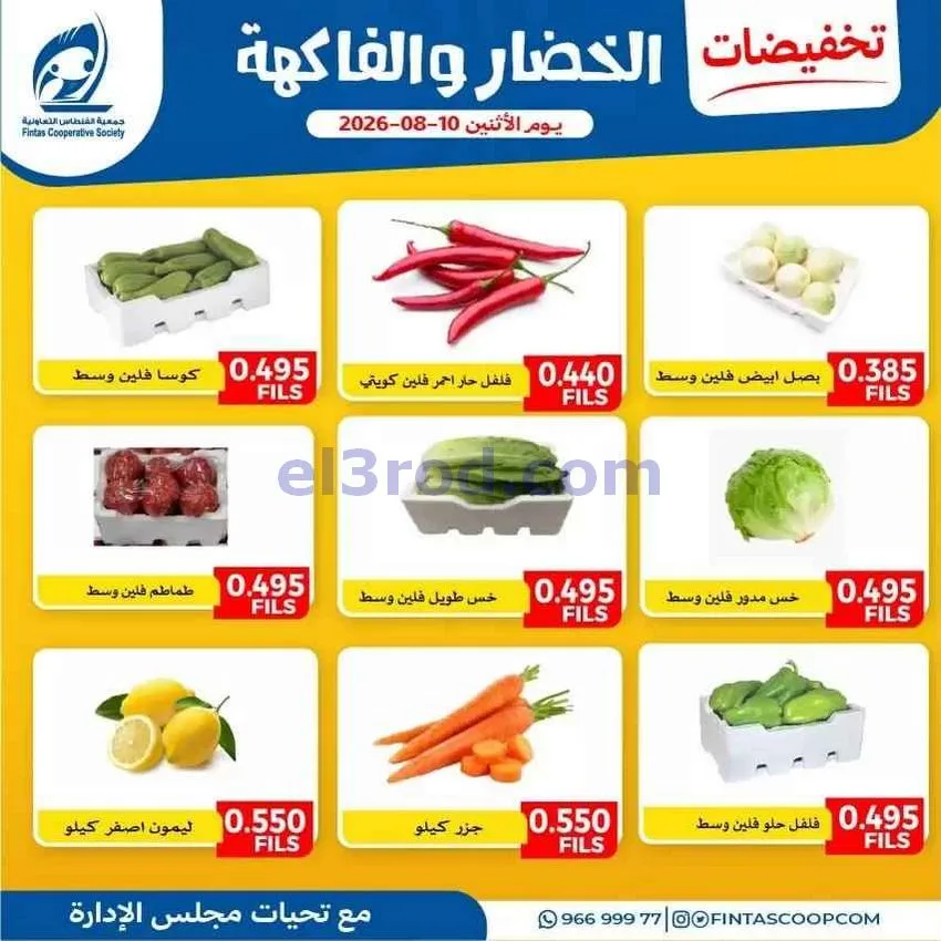 عروض جمعية الفنطاس التعاونية|10-8-2026