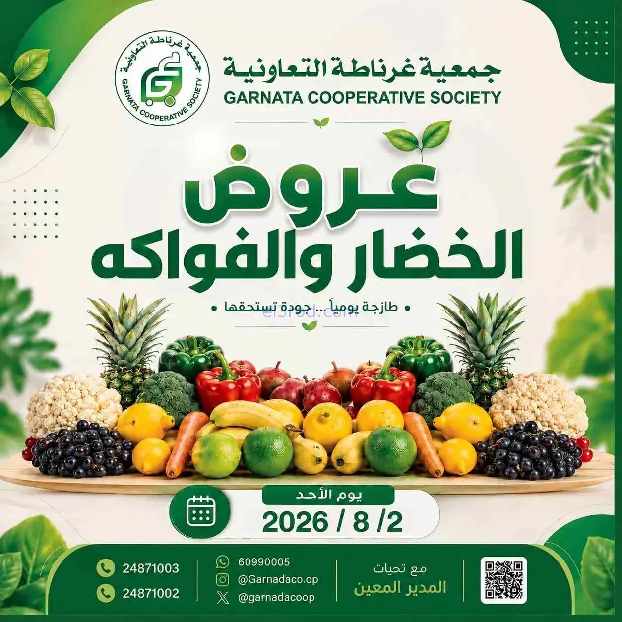 عروض جمعية غرناطة التعاونية|2-8-2026