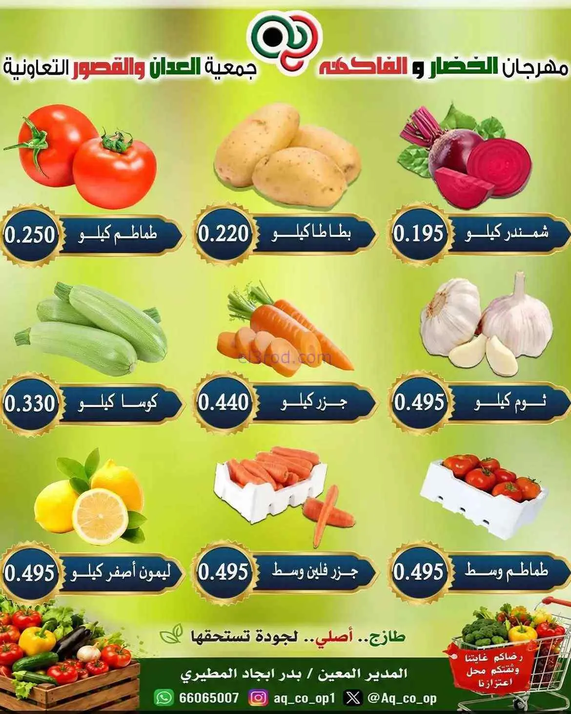 عروض جمعية العدان والقصور التعاونية|16-8-2026
