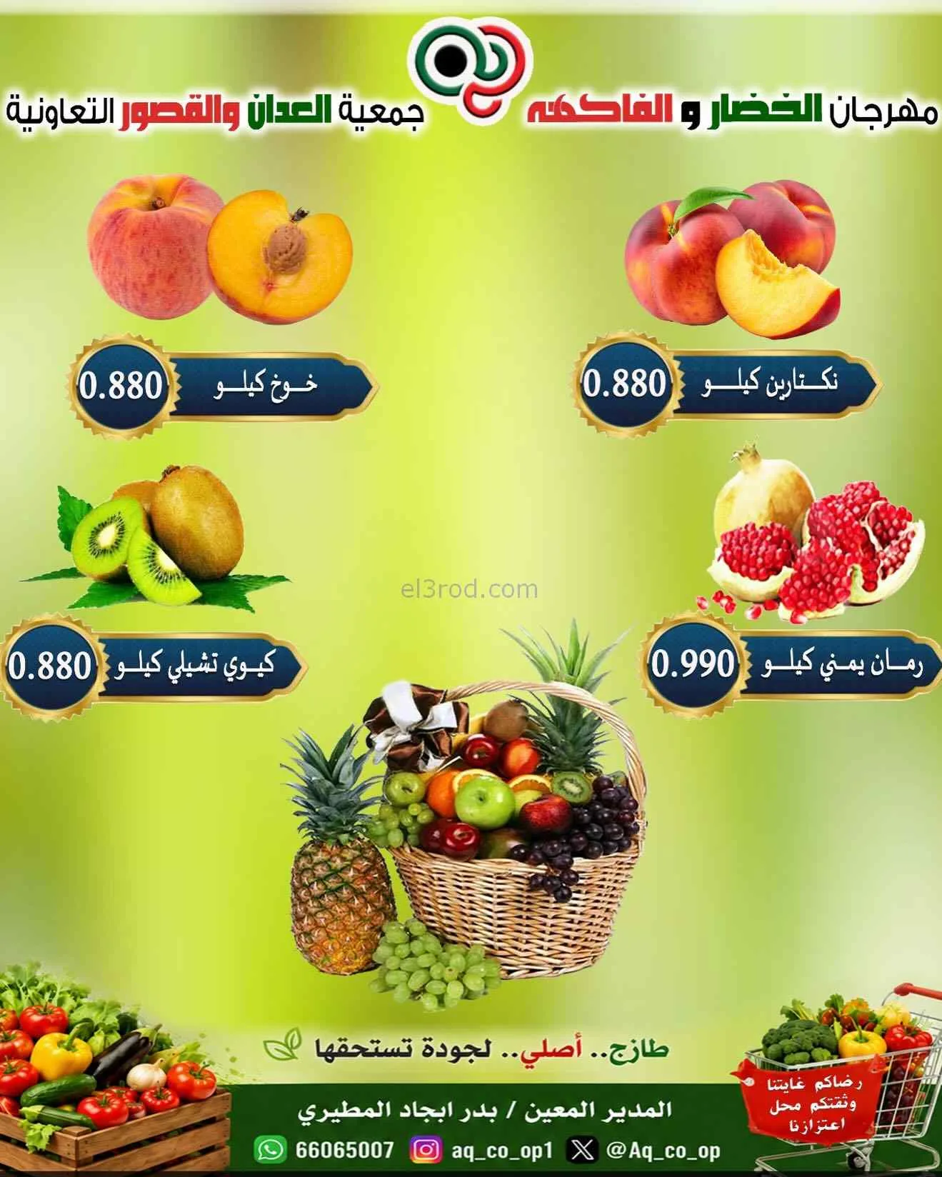 عروض جمعية العدان والقصور التعاونية|30-8-2026