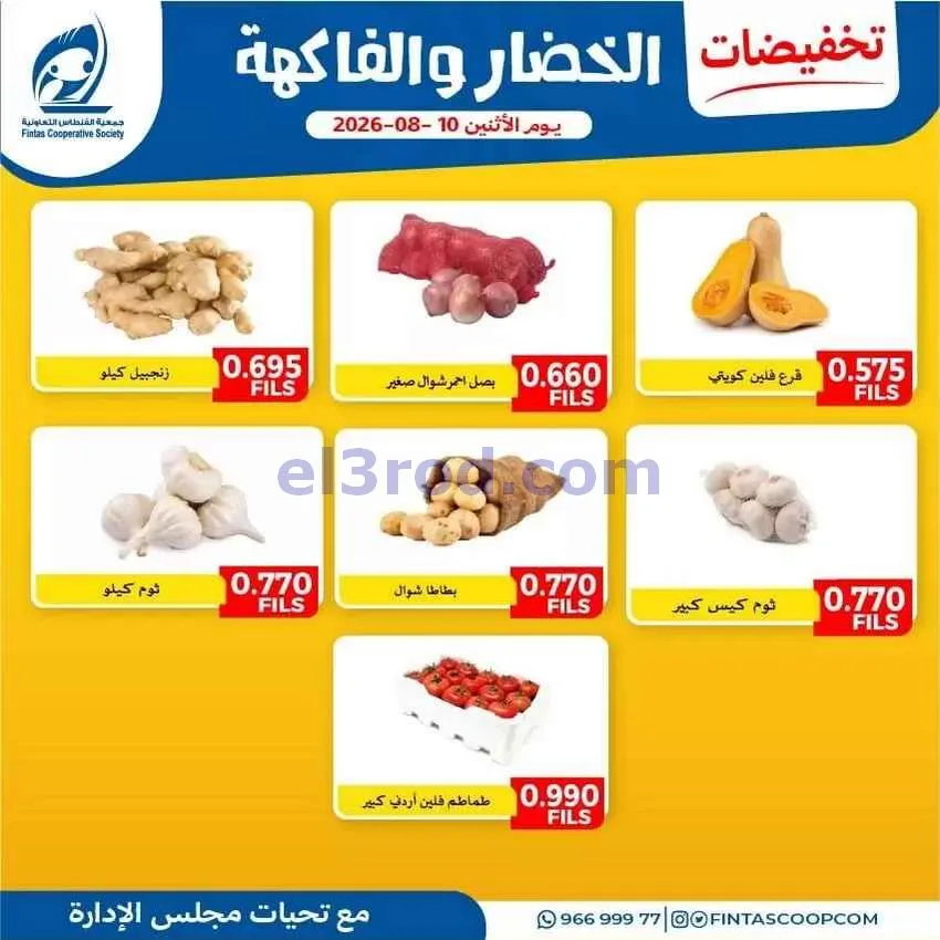 عروض جمعية الفنطاس التعاونية|10-8-2026