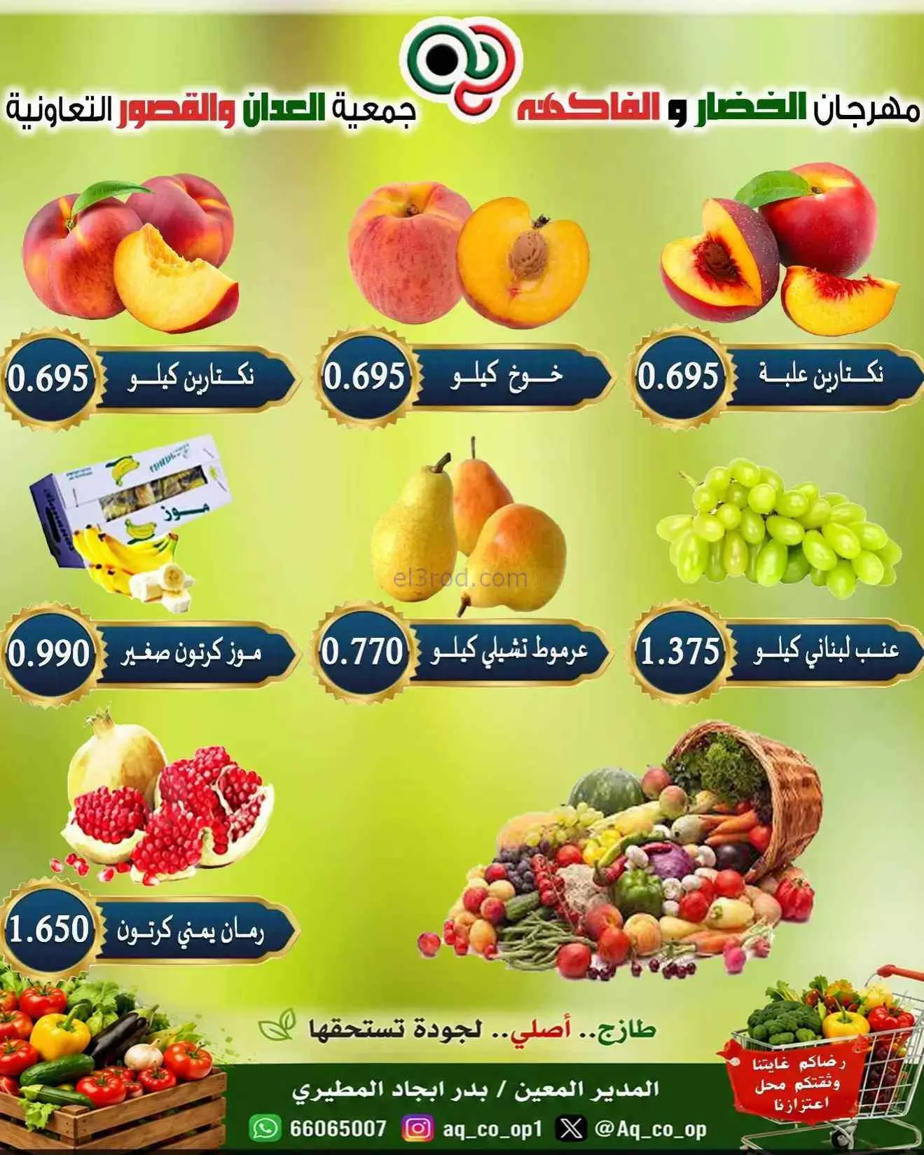 عروض جمعية العدان والقصور التعاونية|27-9-2026