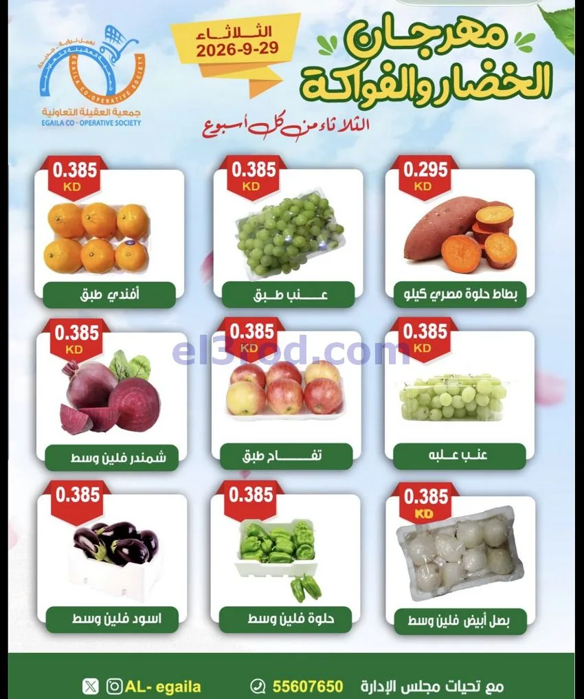 عروض جمعية العقيلة التعاونية|29-9-2026