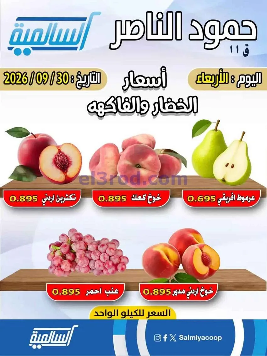 عروض جمعية السالمية فرع حمود الناصر|30-9-2026