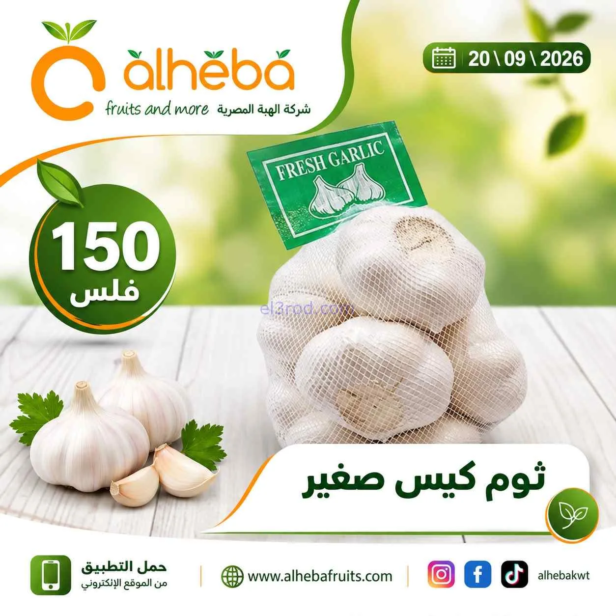 عروض شركة الهبة المصرية الكويت|20-9-2026