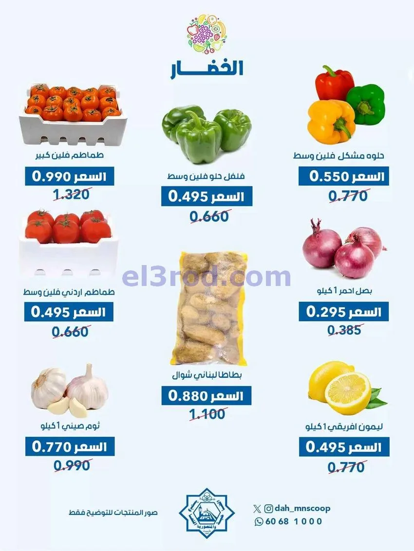 عروض جمعية الضاحية والمنصورية التعاوني|23-9-2026