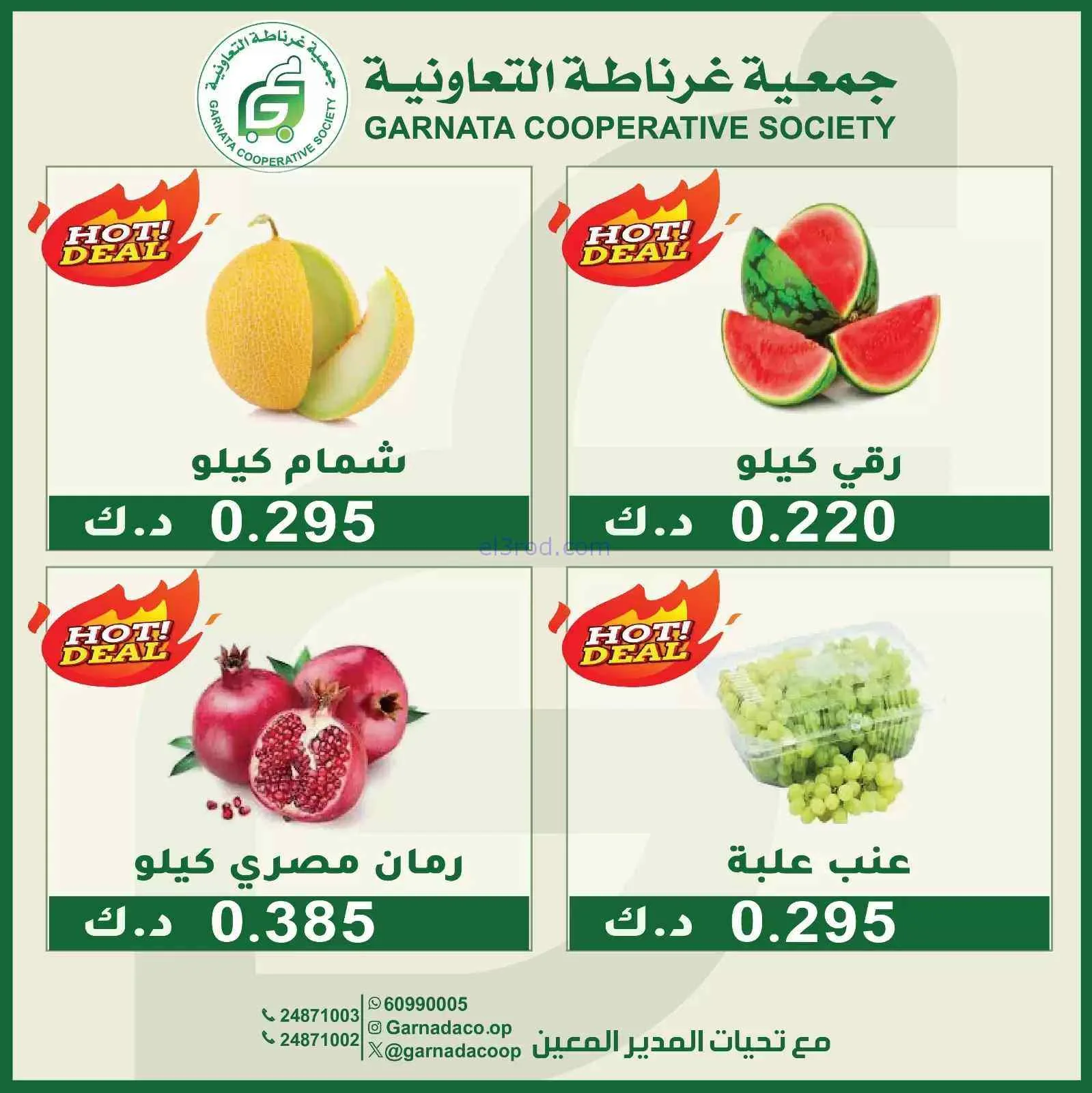 عروض جمعية غرناطة التعاونية|13-9-2026