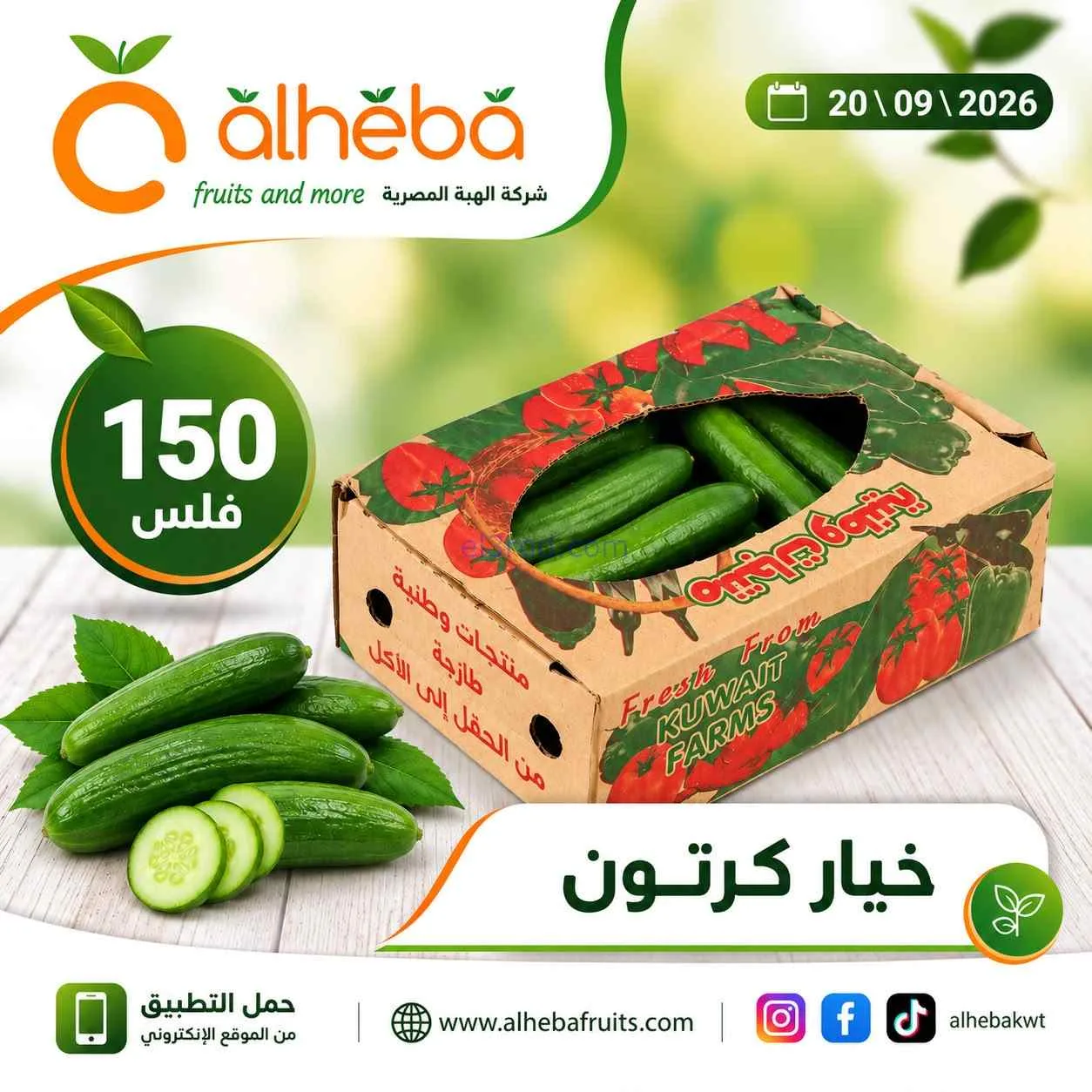 عروض شركة الهبة المصرية الكويت|20-9-2026
