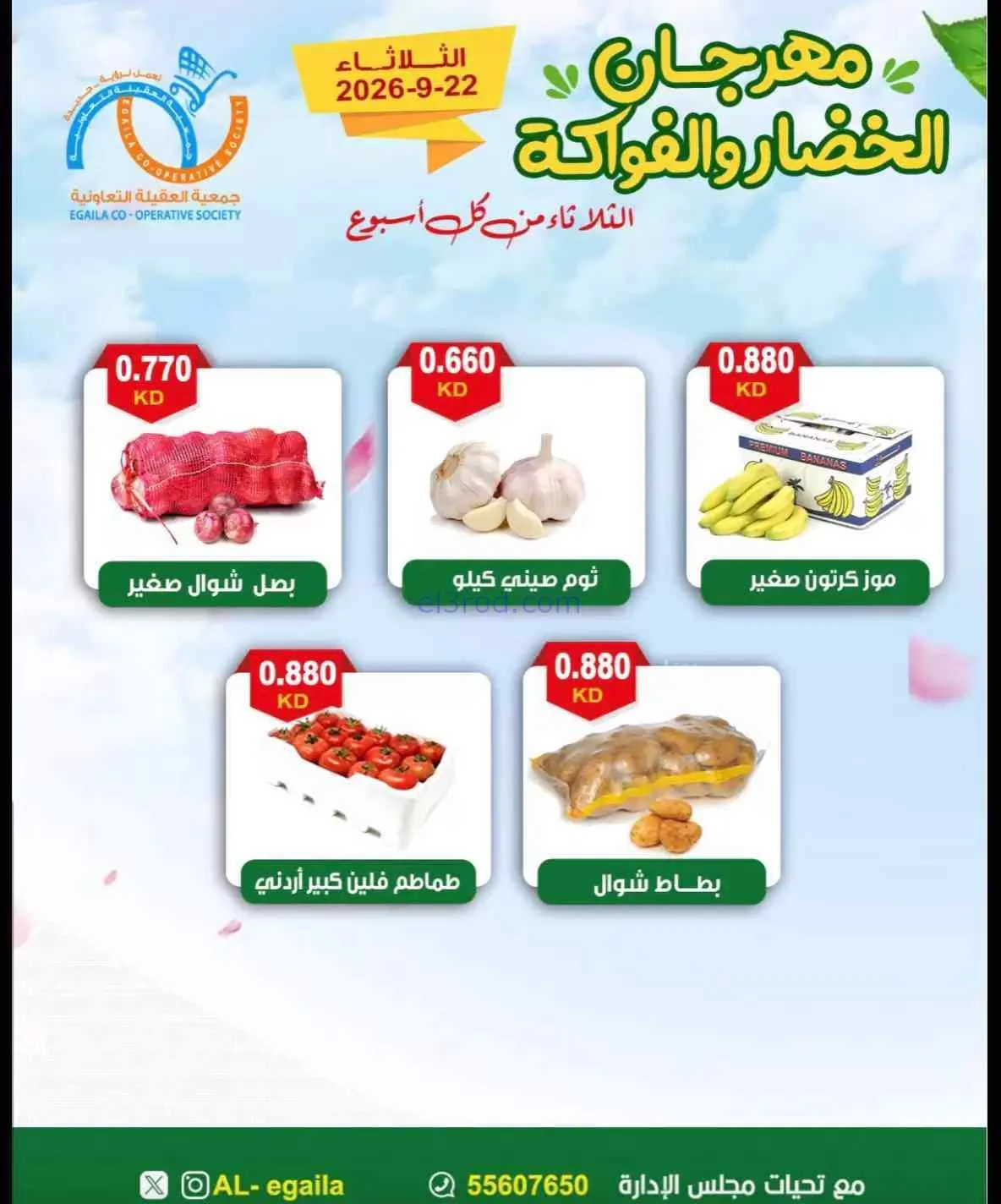 عروض جمعية العقيلة التعاونية|22-9-2026