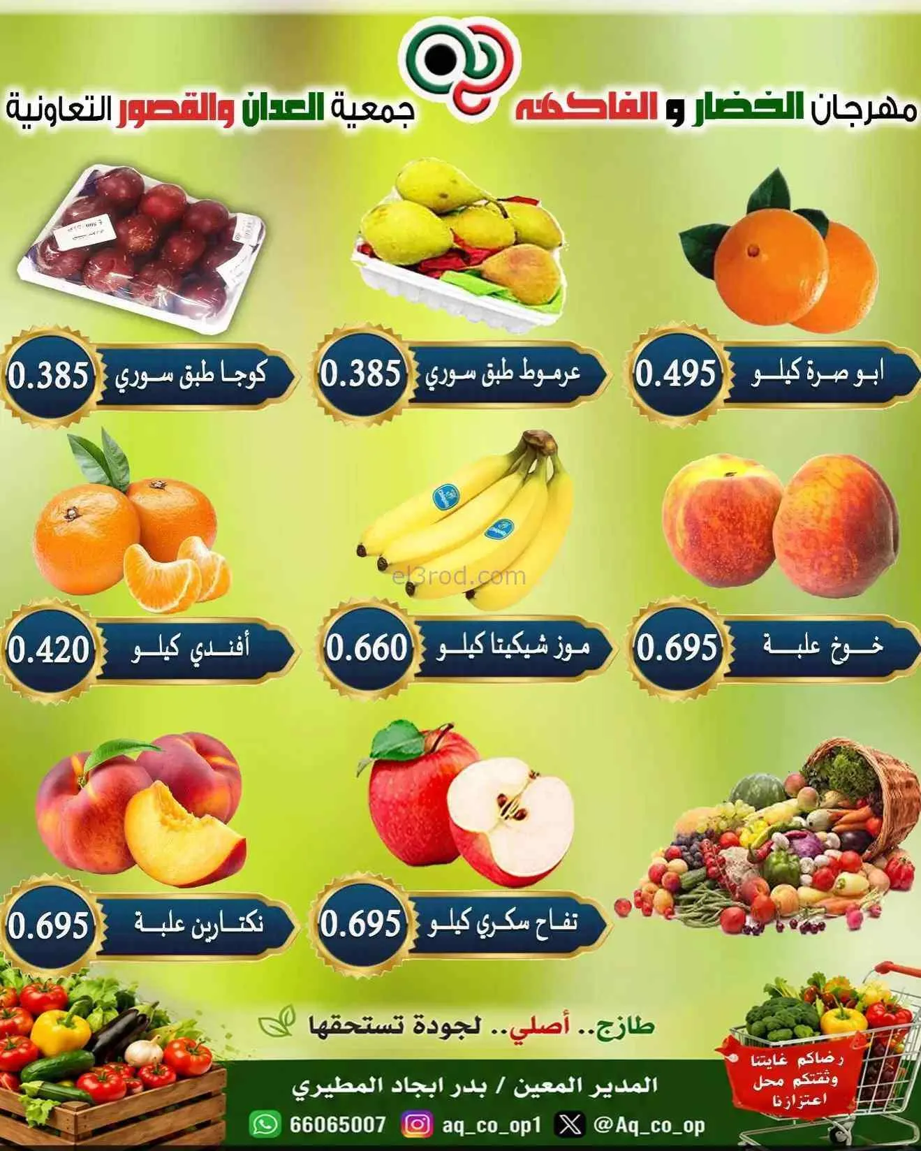 عروض جمعية العدان والقصور التعاونية|13-9-2026