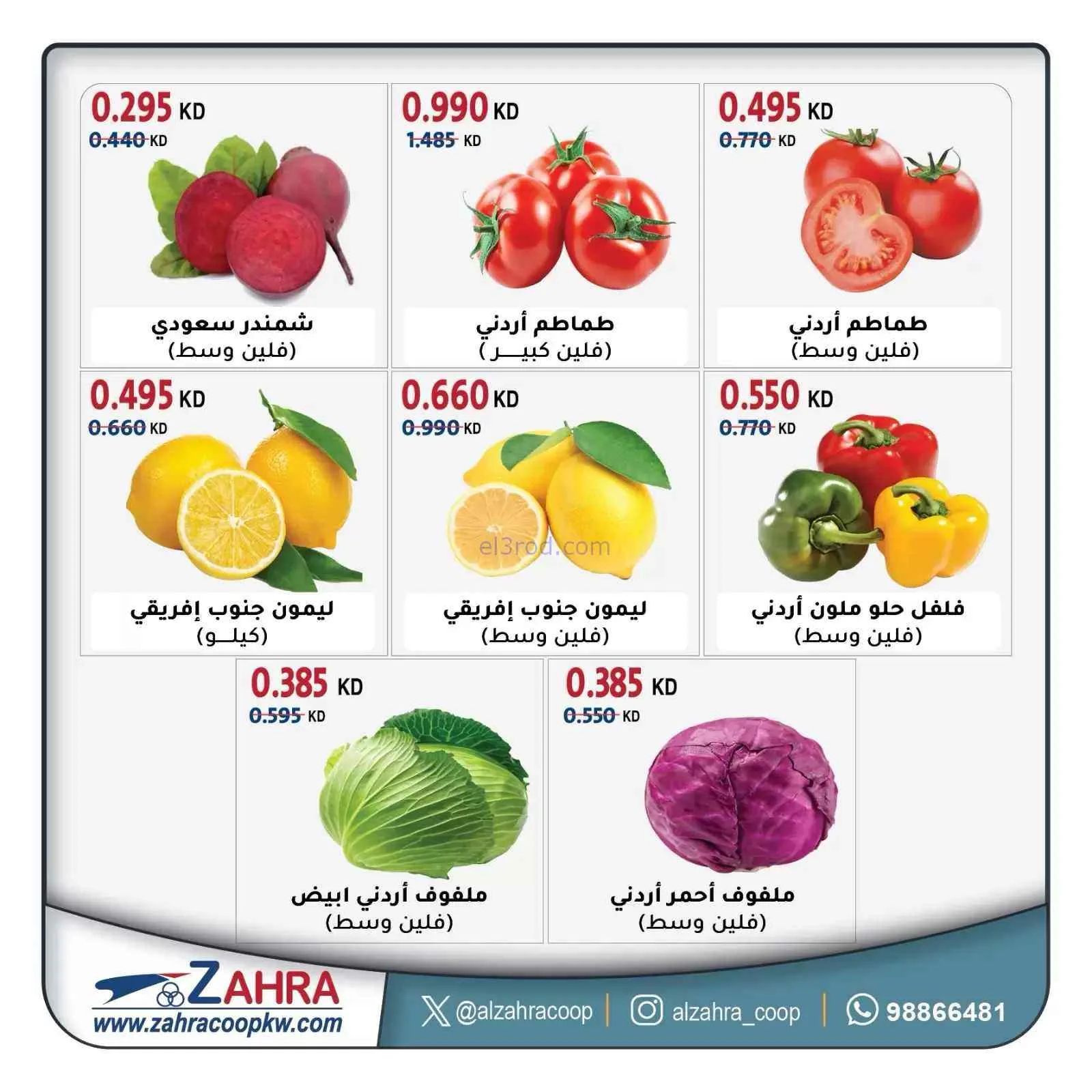عروض جمعية الزهراء التعاونية|10-9-2026