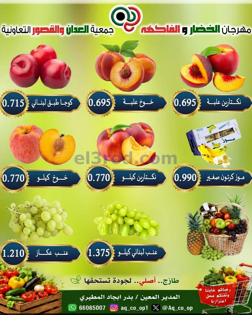 عروض جمعية العدان والقصور التعاونية|20-9-2026