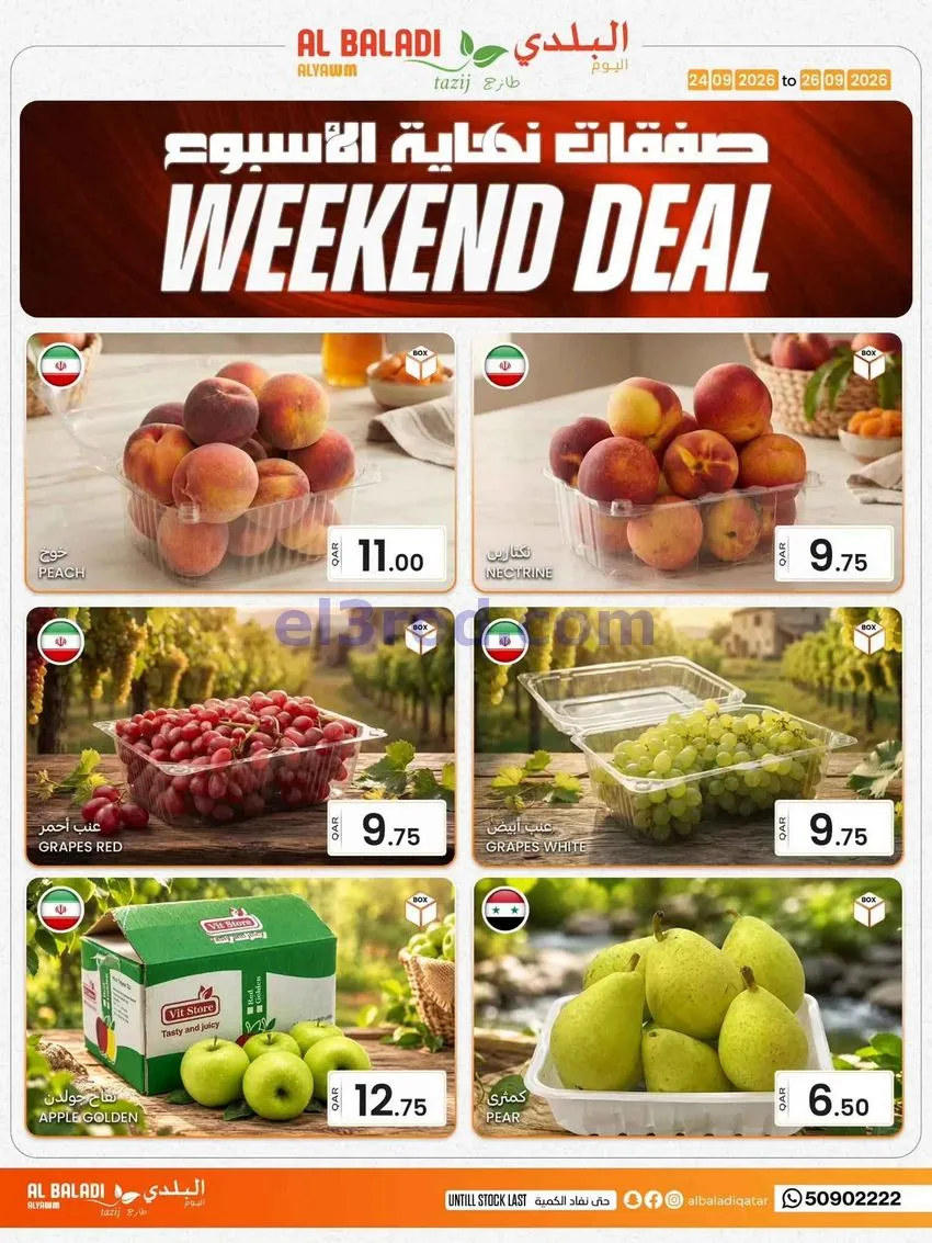 عروض السوق البلدي قطر|حتى 26-9-2026
