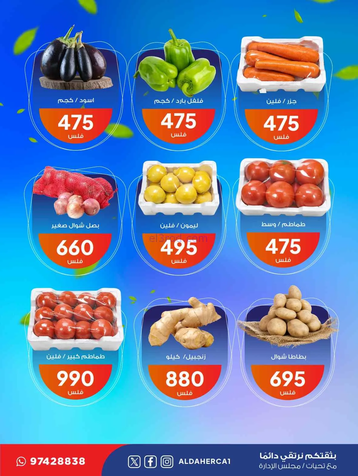 عروض جمعية ضاحية الظهر التعاونية|15-9-2026