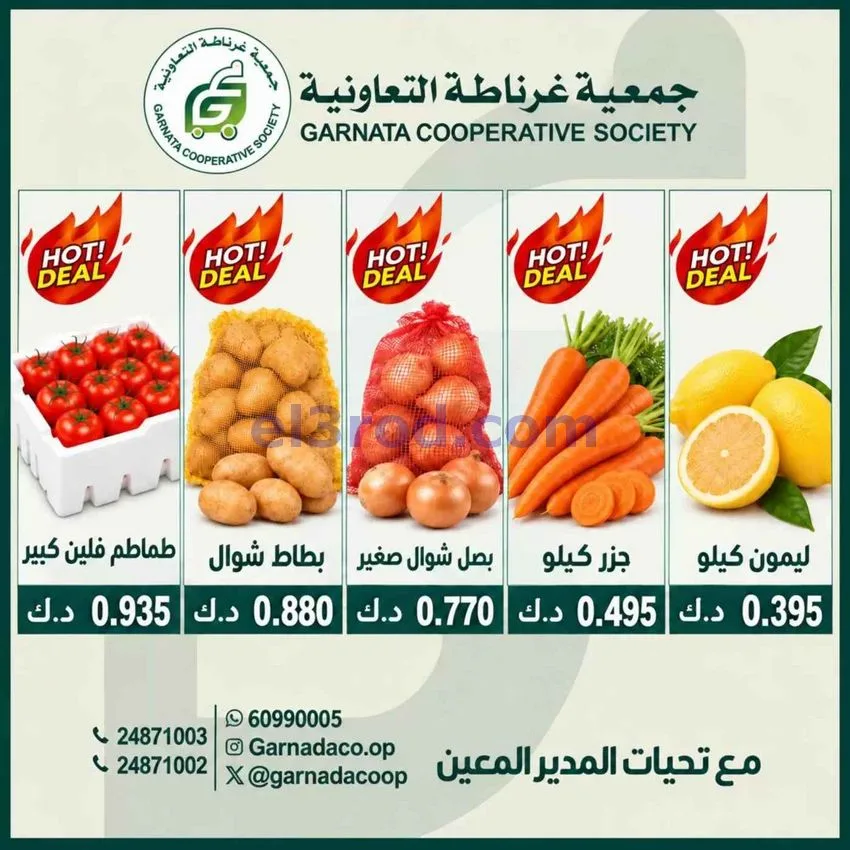 عروض جمعية غرناطة التعاونية|25-10-2026