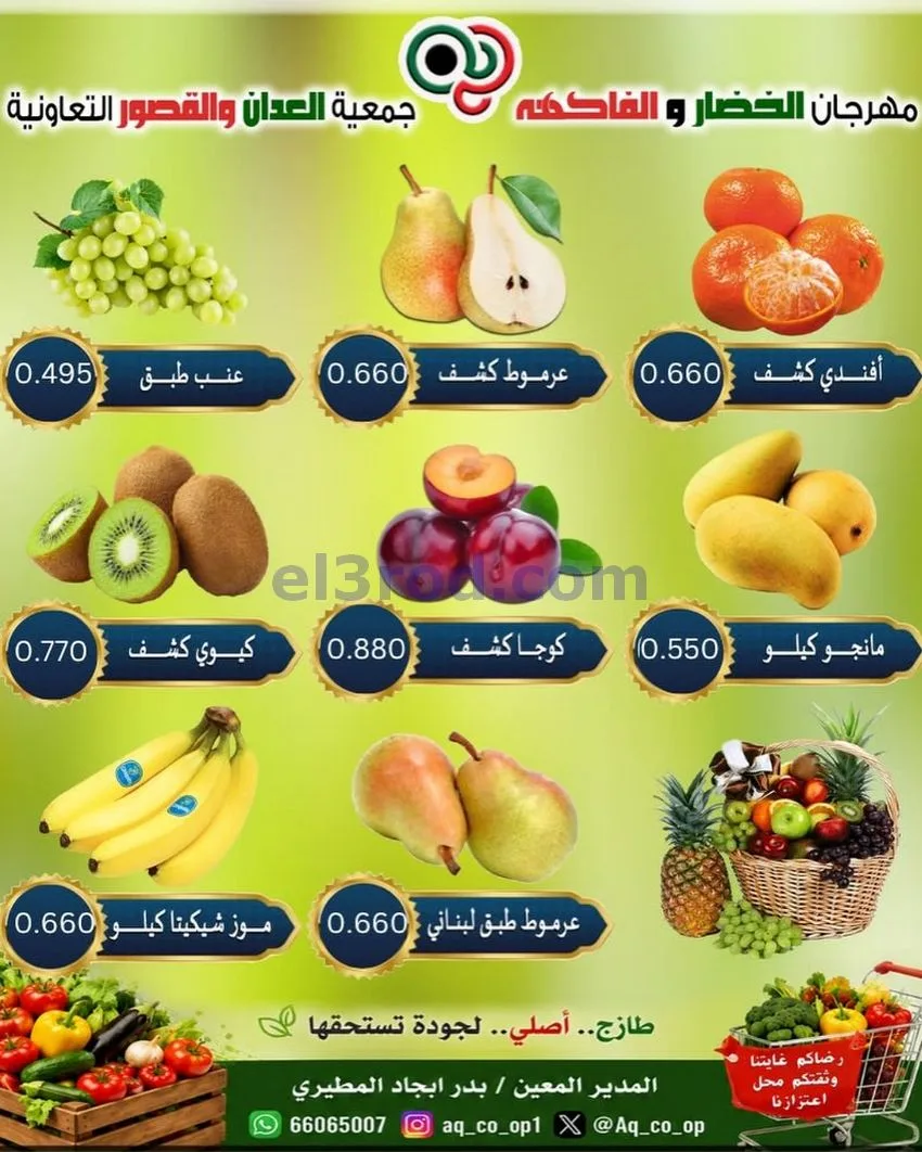عروض جمعية العدان والقصور التعاونية|11-10-2026