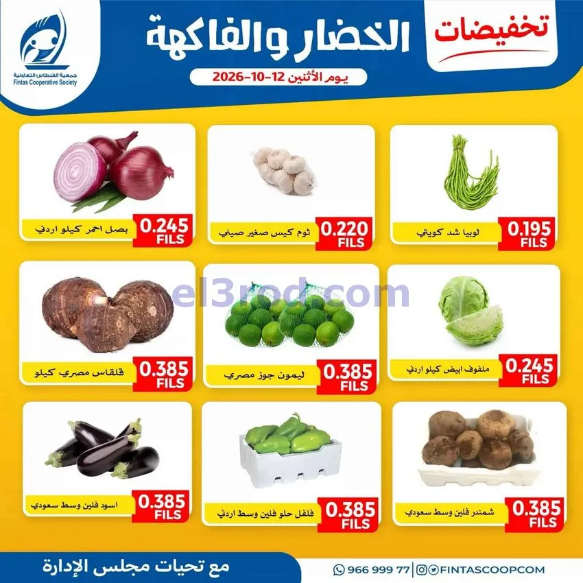 عروض جمعية الفنطاس التعاونية|12-10-2026