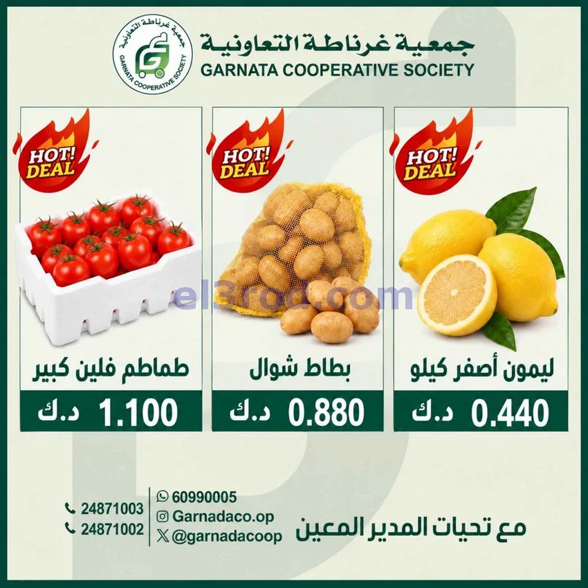 عروض جمعية غرناطة التعاونية|18-10-2026
