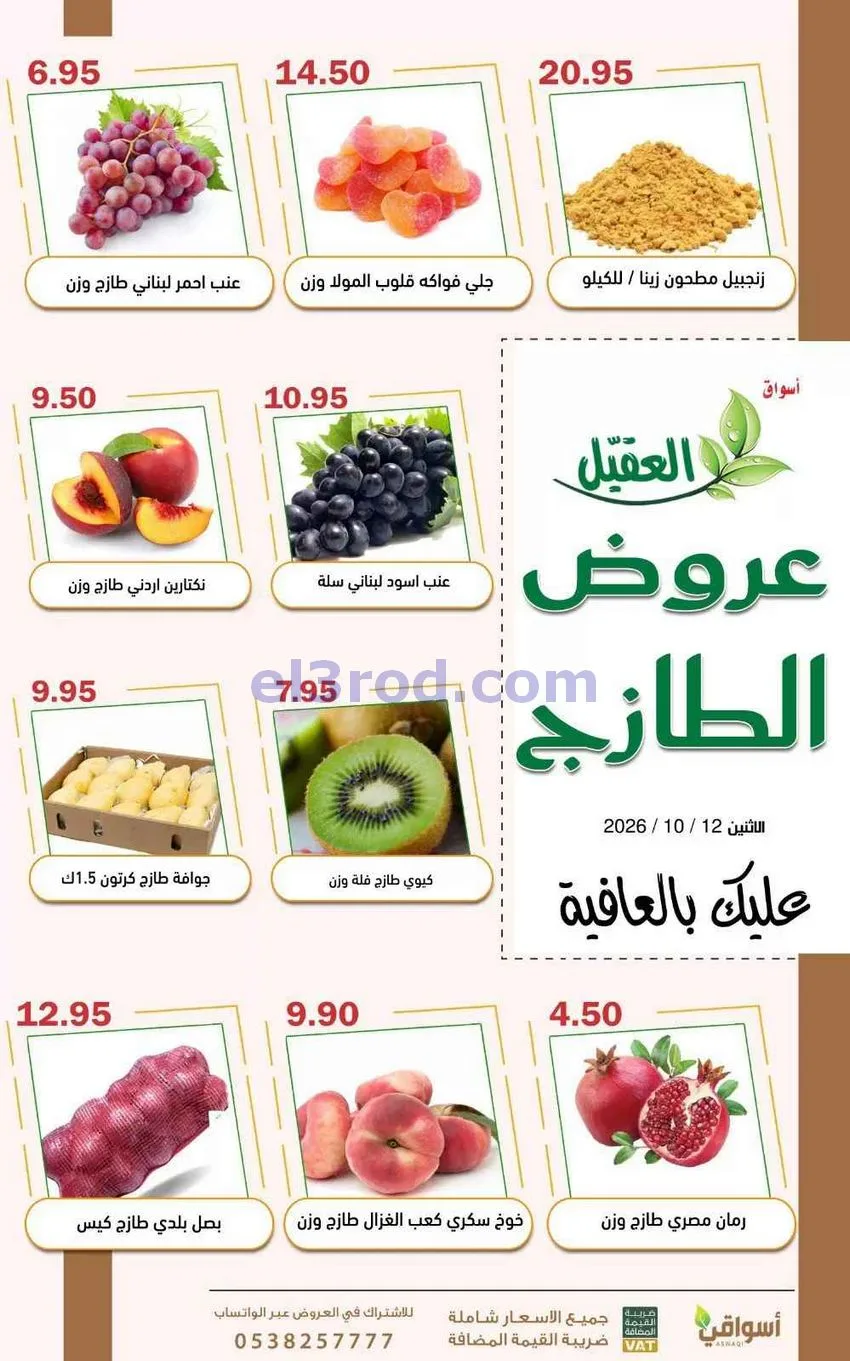 عروض أسواق العقيل السعودية-10-2026
