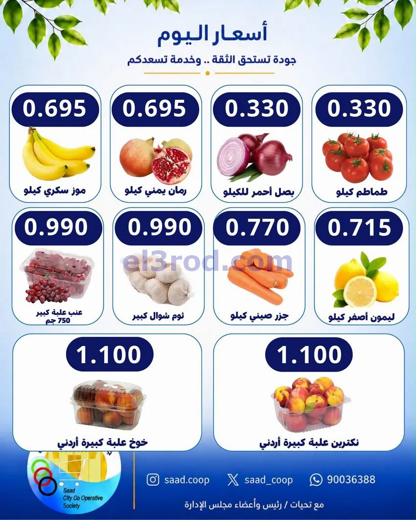 عروض جمعية سعد العبد الله التعاونية|10-10-2026